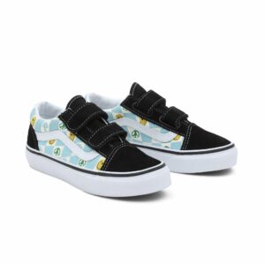 Wijs west Vans Vans Uy Old Skool V Melted Check Black/Multi  SS23 Vans Kleding & Accessoires Schoenen Gympen & Schoenen
