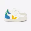 Veja Chromefree Leather Extra White Multico Indigo