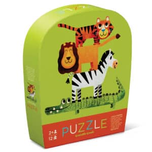 Crocodile Creek 12-pc Mini Puzzel Jungle Friends