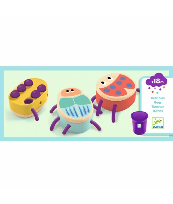 Wijs west Djeco Djeco Kleiset Insecten 3070900090330 Djeco Jan23 Speelgoed & Spellen Knutselen