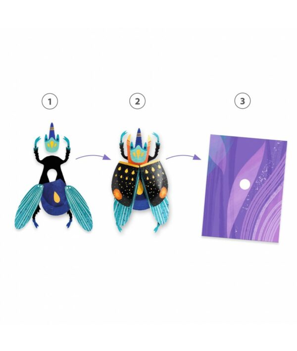 Djeco 3D Posters Kevers - Afbeelding 4