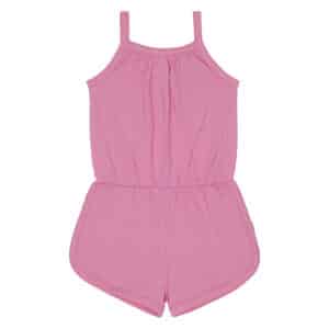House of Jamie Spaghetti Jumpsuit Flashy Pink Pointelle