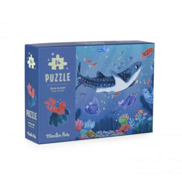 Puzzel glow in the dark (24 st) Les Aventures de Paulie