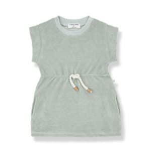 Wijs west 1+ in the Family 1+ In The Family Victoria Dress Jade  SS23 Family Kleding & Accessoires Baby Bovenstukjes
