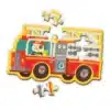 Mudpuppy Mini Puzzel Firetruck 24 Pcs