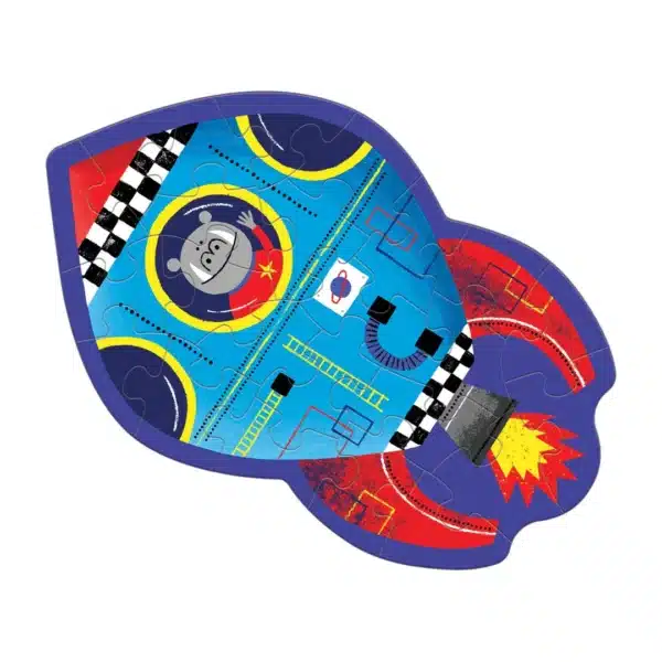 Mudpuppy Mini Puzzel Spaceship 24 Pcs