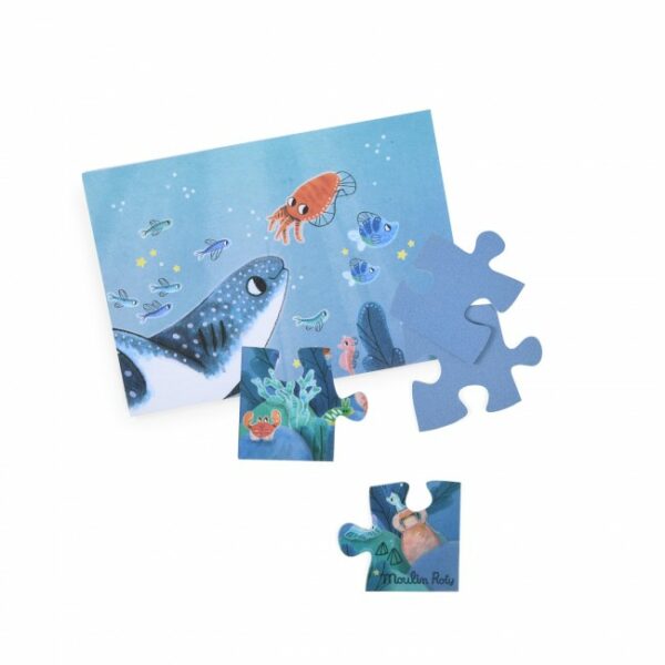 Puzzel glow in the dark (24 st) Les Aventures de Paulie