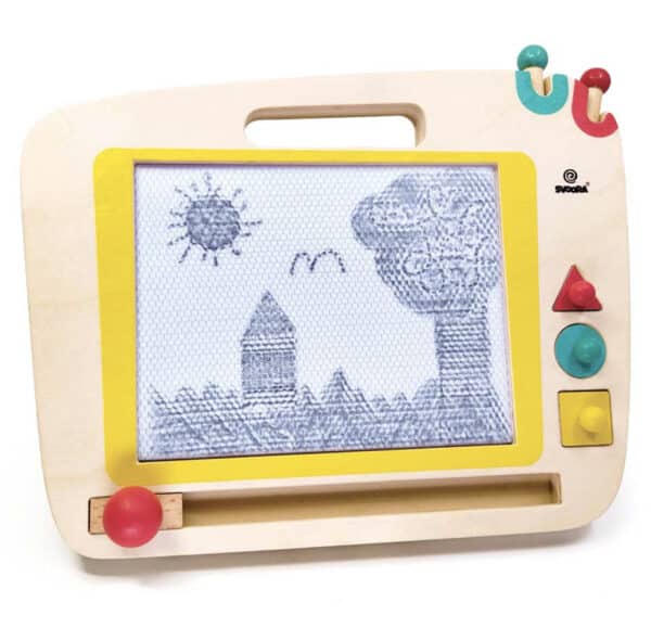 Houten magnetisch tekenbord Sketch & Draw