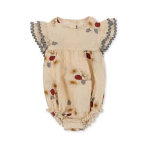 Wijs west Konges Sløjd Konges Sløjd  Elin Romper Ladybug 5715404095877 SS23 Konges Kleding & Accessoires Rokjes & Jurkjes