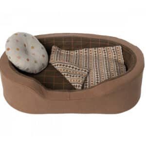 Maileg Dog basket - Brown