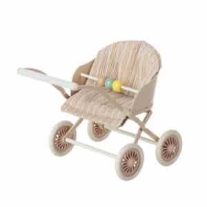 Maileg Stroller, Baby mice - Rose