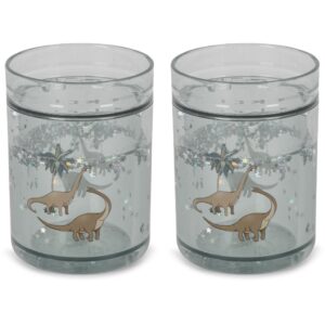 Konges Sløjd 2 Pack Glitter Cups Dino