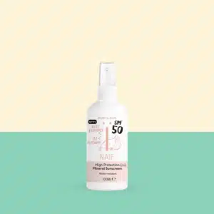 Naïf Zonnebrand Spray 0% parfum voor Baby & Kids Factor 50 - 100 ML
