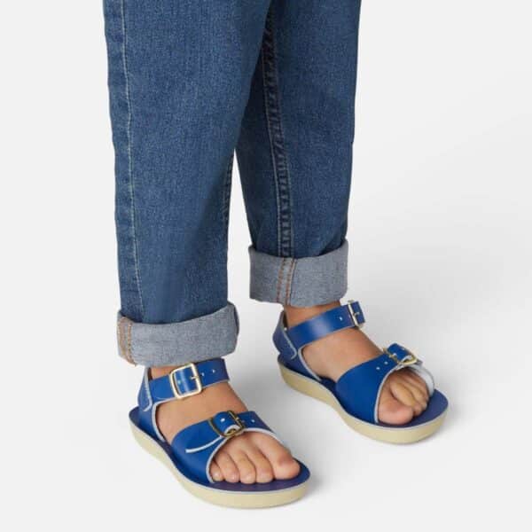 Salt-Water Sandals Surfer Child Cobalt - Afbeelding 4