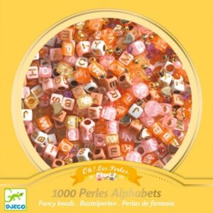 Djeco Kralen - Parels Alfabet Goud