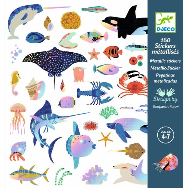 Djeco Stickers Textures - Oceaan