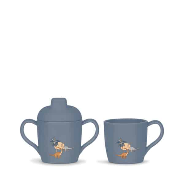 Wijs west Konges Sløjd Konges Sløjd Silicone Sippy Cup & Cup Set Dino KS5828 - SILICONE SIPPY CUP & CUP SET - DINO - Main Wijs West Konges Sløjd ApS.jpg 5715404133166 15