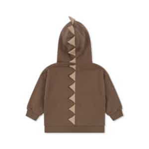 Wijs west Konges Sløjd Konges Sløjd Lou Animal Hoodie Gots Shitake KS6013 - LOU ANIMAL HOODIE GOTS - SHITAKE - Main Wijs West Konges Sløjd ApS.jpg