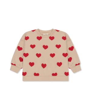 Wijs west Konges Sløjd Konges Sløjd Lou Sweatshirt Gots Coeur KS6020 - LOU SWEATSHIRT GOTS - COEUR - Extra 0 Wijs West Konges Sløjd ApS.jpg