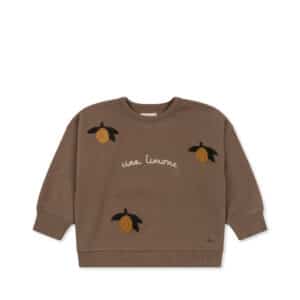 Wijs west Konges Sløjd Konges Sløjd Lou Sweatshirt Gots Shitake KS6020 - LOU SWEATSHIRT GOTS - SHITAKE - Extra 0 Wijs West Konges Sløjd ApS.jpg