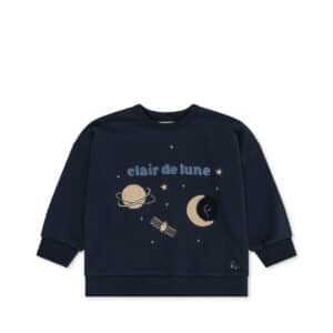 Wijs west Konges Sløjd Konges Sløjd Lou Sweatshirt Gots Total Eclipse KS6020 - LOU SWEATSHIRT GOTS - TOTAL ECLIPSE - Extra 0 Wijs West Konges Sløjd ApS.jpg