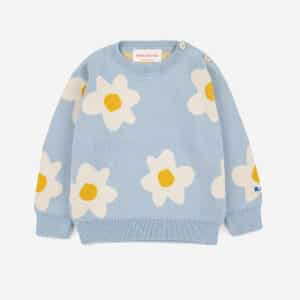 Wijs west Bobo Choses Bobo Choses Big Flower All Over Jumper   AW23 Bobo Kleding & Accessoires Baby Pakjes