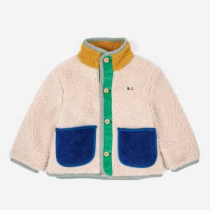 Bobo Choses Color Block Sheepskin Jacket