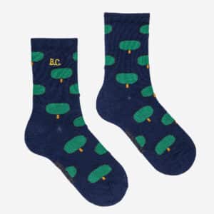 Bobo Choses Green Tree All Over Long Socks