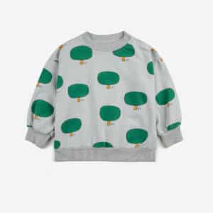 Bobo Choses Green Tree All Over Sweatshirt