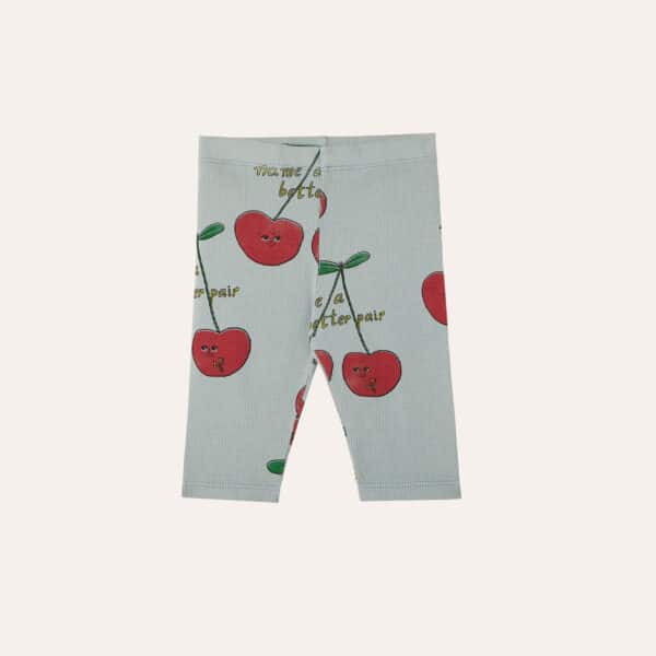 Wijs west The Campamento The Campamento Blue Cherries Baby Leggings  AW23 Campem Kleding & Accessoires Baby Broekjes