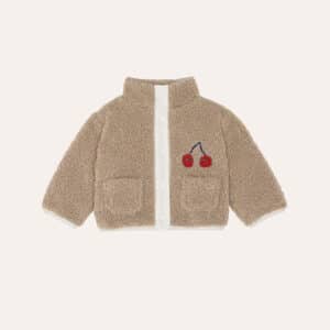 Wijs west The Campamento The Campamento Ecru Teddy Baby Jacket  AW23 Campem Kleding & Accessoires Baby Buitenkleding