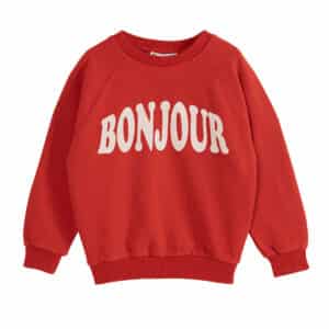 Wijs west Emile et Ida Emile Et Ida Sweat-Shirt Bonjour  AW23 Emile Kleding & Accessoires Sweaters & Truien