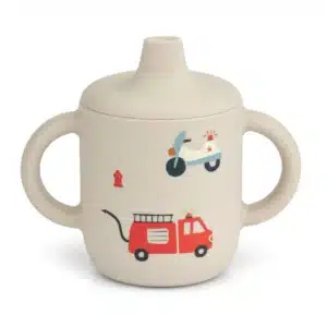 Liewood Neil Sippy Cup-Emergency vehicle / Sandy