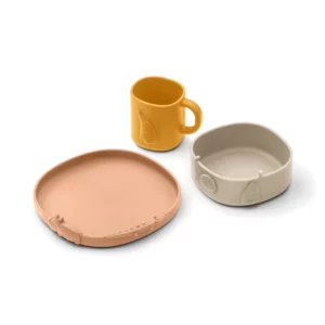 Liewood Kine Tableware Set-Tuscany rose mix