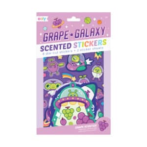 Ooly – Scented Scratch Stickers – Galaxy Grape