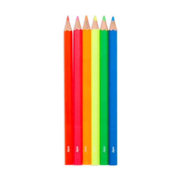 Ooly - Jumbo Brights Neon Colored Pencils