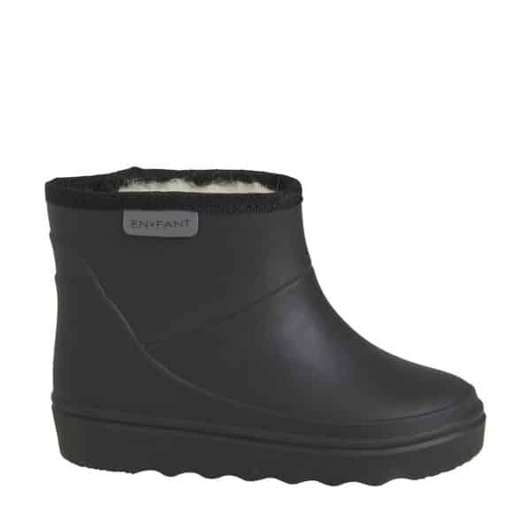 Enfant Thermo Boots Short Solid Black - Afbeelding 2