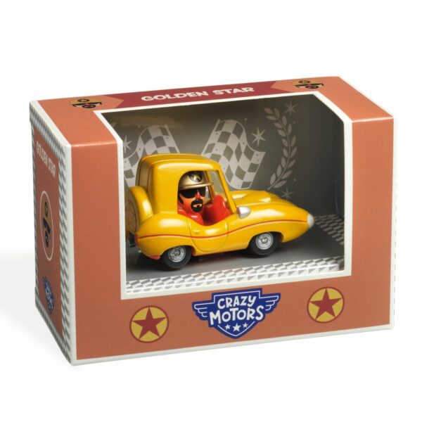 Wijs west Djeco Djeco Crazy Motors - Auto - Golden Star 3070900054752 Djeco Aug23 Speelgoed & Spellen Voertuigen