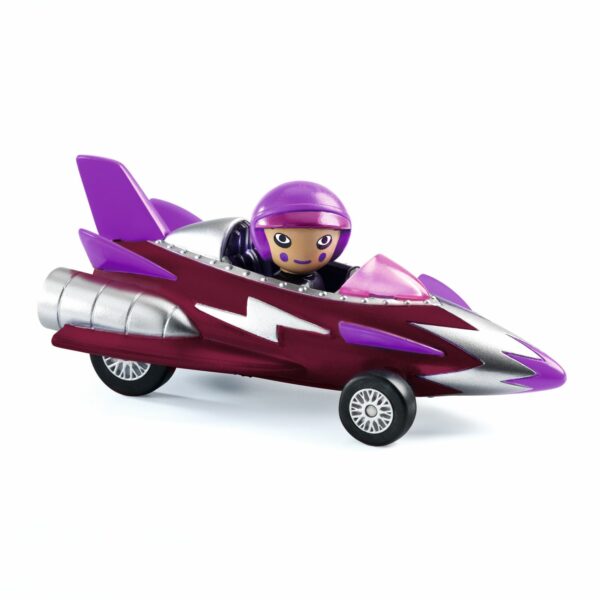 Djeco Crazy Motors - Auto - Miss Burgundy - Afbeelding 2