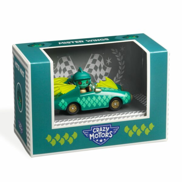 Wijs west Djeco Djeco Crazy Motors - Auto - Mister Wings 3070900054929 Djeco Aug23 Speelgoed & Spellen Voertuigen