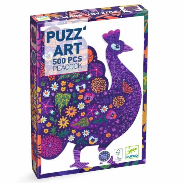 Djeco Puzz'Art Pauw - 500 pcs - Afbeelding 3