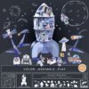 Wijs west Djeco Djeco Space Rocket Diy - Ruimte Raket 3070900080096 Djeco Aug23 Speelgoed & Spellen Knutselen