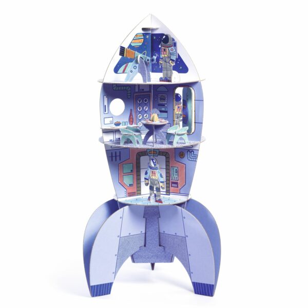 Djeco Space Rocket Diy - Ruimte Raket - Afbeelding 2