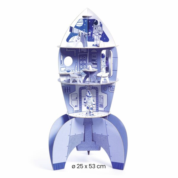 Djeco Space Rocket Diy - Ruimte Raket - Afbeelding 4