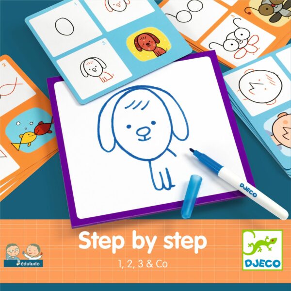 Wijs west Djeco Djeco Eduludo - Step By Step 1
