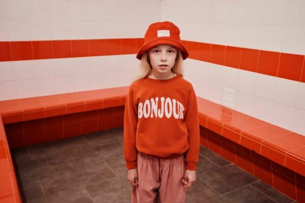 Emile Et Ida Sweat-Shirt Bonjour