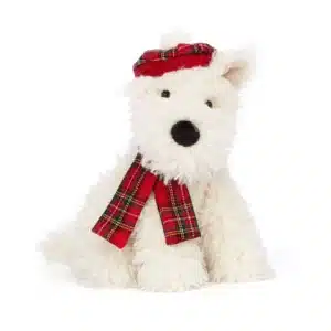 Wijs west Jellycat Jellycat Winter Warmer Munro Scottie Dog 670983146219 Jelly23 Kleding & Accessoires Knuffels