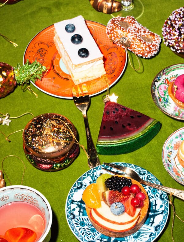 Vondels Kerstbal Multi Color Hamburger - Afbeelding 3