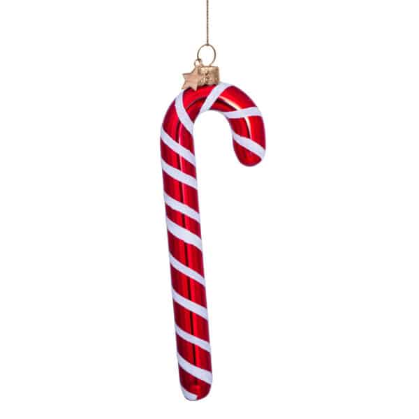 Vondels Kerstbal Red/White Candy Cane - Afbeelding 4
