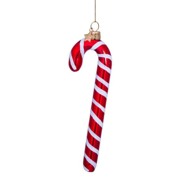 Vondels Kerstbal Red/White Candy Cane - Afbeelding 2